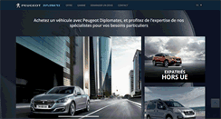 Desktop Screenshot of peugeot-diplomates.com